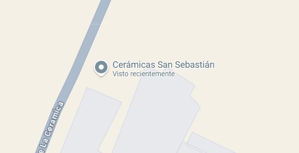 Ubicación Cerámica San Sebastián